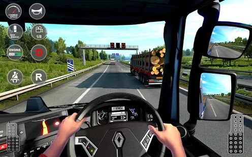 Скачать бесплатно Euro Truck Transport Simulator 2: Cargo Truck Game [Мод много монет] 2.0 - Русская версия apk на Андроид