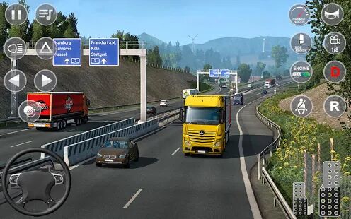 Скачать бесплатно Euro Truck Transport Simulator 2: Cargo Truck Game [Мод много монет] 2.0 - Русская версия apk на Андроид