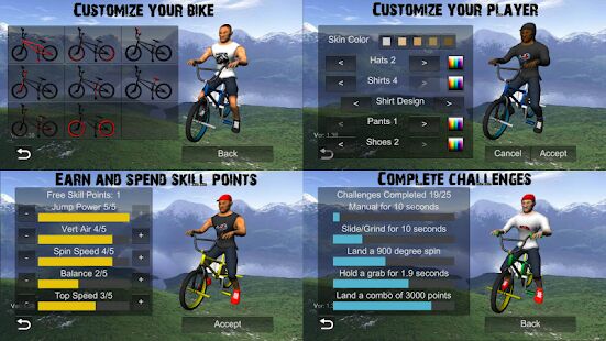 Скачать бесплатно BMX Freestyle Extreme 3D [Мод безлимитные монеты] Зависит от устройства - RU apk на Андроид