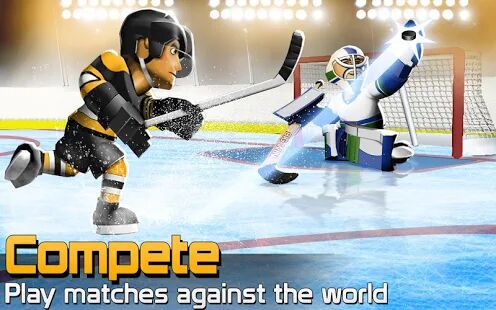 Скачать бесплатно BIG WIN Hockey [Мод открытые уровни] 4.1.3 - RUS apk на Андроид