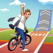 Скачать бесплатно Bike Hop: 3D Гонки, покори бездорожье! [Мод открытые покупки] 1.0.70 - RU apk на Андроид