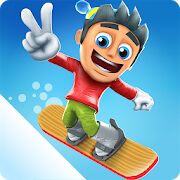 Скачать бесплатно Ski Safari 2 [Мод меню] Зависит от устройства - Русская версия apk на Андроид