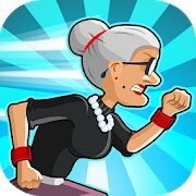 Скачать бесплатно Angry Gran Run - Running Game [Мод открытые уровни] 2.17.1 - RU apk на Андроид