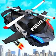 Скачать бесплатно летающий полицейский вертолет авто робот игры [Мод много монет] 31 - Русская версия apk на Андроид