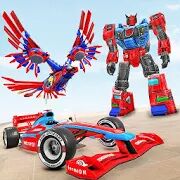 Скачать бесплатно Игра Eagle robot car - Формула автомобилей игры [Мод открытые уровни] 1.1.3 - RU apk на Андроид