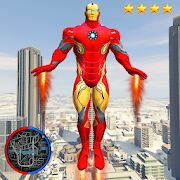 Скачать бесплатно Super Iron Rope Hero - Fighting Gangstar Crime [Мод много монет] 6.7 - RUS apk на Андроид