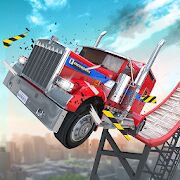 Скачать бесплатно Stunt Truck Jumping [Мод открытые уровни] 1.8.3 - RUS apk на Андроид