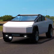 Скачать бесплатно CyberTruck Electric Car Driving Simulator 2020 [Мод меню] 1.0.3 - Русская версия apk на Андроид