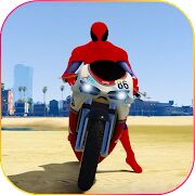 Скачать бесплатно Superhero Tricky bike race (kids games) [Мод открытые уровни] 1.5 - RUS apk на Андроид