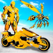 Скачать бесплатно Flying Bee Robot Car Transforming Game: Robot Game [Мод много денег] 10 - RUS apk на Андроид