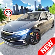 Скачать бесплатно Car Simulator Civic: City Driving [Мод открытые уровни] 1.1.0 - RU apk на Андроид