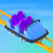 Скачать бесплатно Idle Roller Coaster [Мод открытые уровни] 2.6.4 - RUS apk на Андроид