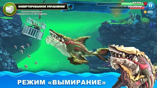 Скачать бесплатно Hungry Shark World [Мод меню] 4.2.0 - RU apk на Андроид