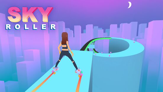 Скачать бесплатно Скай Скейтер - Sky Roller [Мод открытые покупки] 1.8.7 - Русская версия apk на Андроид