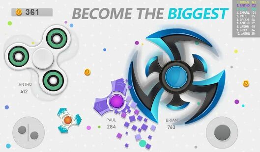 Скачать бесплатно Игра Fidget Spinner .io [Мод много денег] 190.5 - RUS apk на Андроид