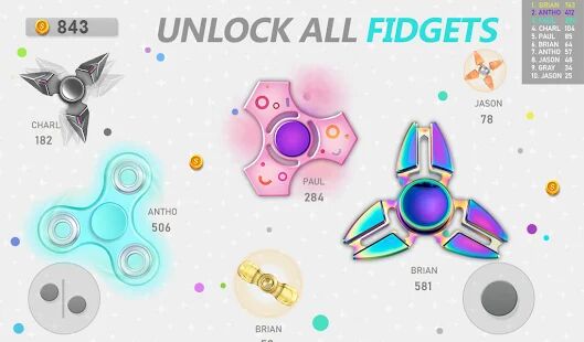 Скачать бесплатно Игра Fidget Spinner .io [Мод много денег] 190.5 - RUS apk на Андроид