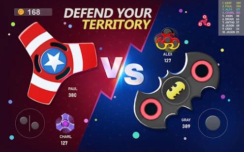 Скачать бесплатно Игра Fidget Spinner .io [Мод много денег] 190.5 - RUS apk на Андроид