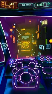 Скачать бесплатно Neon Flytron: Cyberpunk Racer [Мод меню] 1.9.3 - RU apk на Андроид