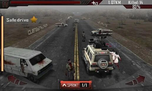 Скачать бесплатно Убийца зомби - Zombie Road 3D [Мод открытые уровни] 1.0.11 - RUS apk на Андроид