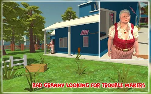 Скачать бесплатно Bad Granny Angry Neighbor плохая бабка злой гренни [Мод меню] 1.2.15 - RU apk на Андроид