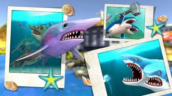 Скачать бесплатно Двойная атака акулы - многопользовательская игра [Мод открытые покупки] 8.8 - RUS apk на Андроид