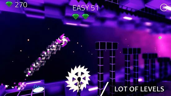 Скачать бесплатно Geometry Jump 3D [Мод много денег] 0.2.9 - RUS apk на Андроид