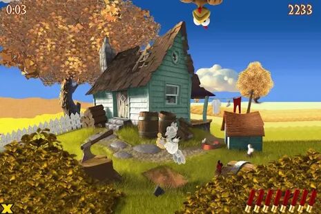 Скачать бесплатно Moorhuhn Deluxe - Crazy Chicken - The Original [Мод много денег] 2.7.2 - RU apk на Андроид