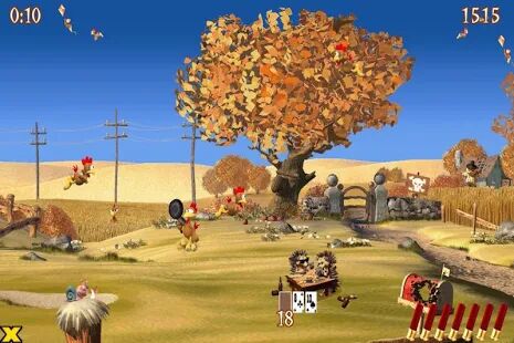 Скачать бесплатно Moorhuhn Deluxe - Crazy Chicken - The Original [Мод много денег] 2.7.2 - RU apk на Андроид