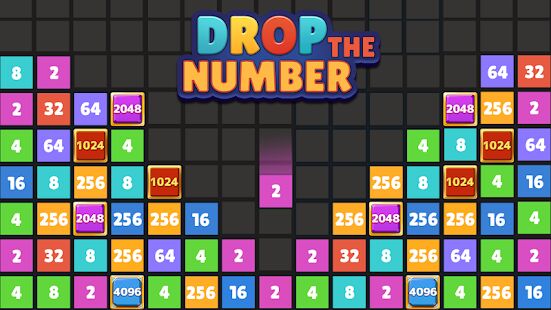 Скачать бесплатно Drop The Number™ : Merge Game (Бросьте число) [Мод открытые покупки] 1.7.8 - Русская версия apk на Андроид