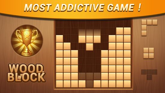 Скачать бесплатно Wood Block - Classic Block Puzzle Game [Мод безлимитные монеты] 1.0.5 - RU apk на Андроид