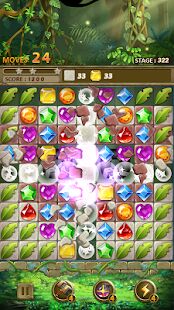 Скачать бесплатно Jewels Jungle : Match 3 Puzzle [Мод много денег] 1.8.9 - RUS apk на Андроид