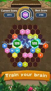 Скачать бесплатно HexPop: составь 2048, бесплатно игры на логику [Мод много денег] 2.201 - RU apk на Андроид