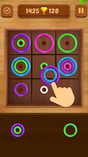 Скачать бесплатно Color Rings - Colorful Puzzle Game [Мод много денег] 3.4 - Русская версия apk на Андроид