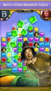 Скачать бесплатно The Wizard of Oz Magic Match 3 Puzzles & Games [Мод много монет] 1.0.4925 - Русская версия apk на Андроид
