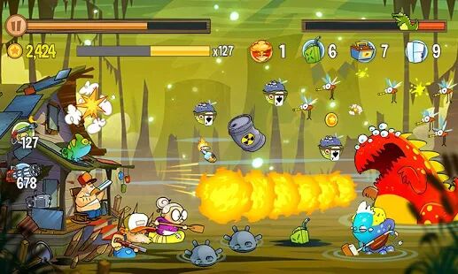 Скачать бесплатно Swamp Attack [Мод меню] 4.0.7.95 - Русская версия apk на Андроид