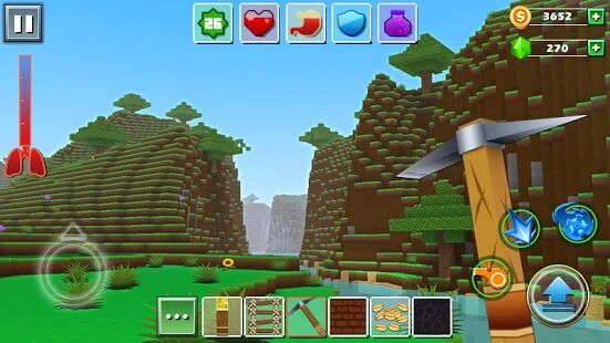 Скачать бесплатно Мир кубов - Exploration Lite Craft [Мод меню] Зависит от устройства - RUS apk на Андроид