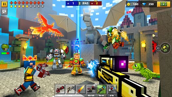 Скачать бесплатно Pixel Gun 3D: Battle Royale (Стрелялки Онлайн) [Мод открытые уровни] 21.2.4 - RUS apk на Андроид