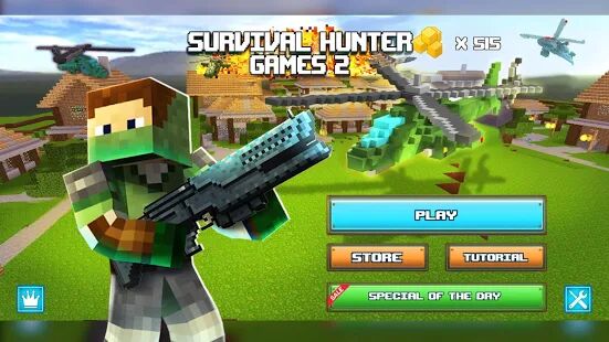 Скачать бесплатно The Survival Hunter Games 2 [Мод безлимитные монеты] 1.140 - RU apk на Андроид