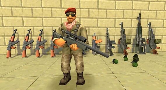 Скачать бесплатно StrikeBox: Sandbox&Shooter [Мод меню] 1.4.6 - Русская версия apk на Андроид