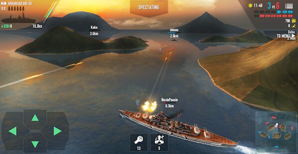 Скачать бесплатно Battle of Warships: Морской бой [Мод открытые уровни] 1.72.12 - RUS apk на Андроид
