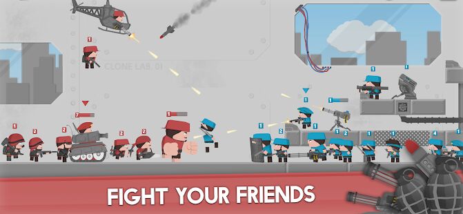 Скачать бесплатно Clone Armies: Tactical Army Game [Мод много денег] 7.7.7 - RU apk на Андроид