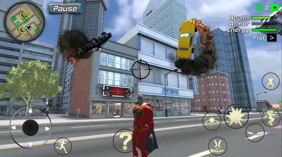 Скачать бесплатно Amazing Powerhero : New York Gangster [Мод безлимитные монеты] 1.0.7 - Русская версия apk на Андроид