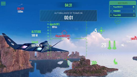 Скачать бесплатно Modern Warplanes: ПвП шутер бой военных самолетов [Мод меню] 1.17.3 - RUS apk на Андроид