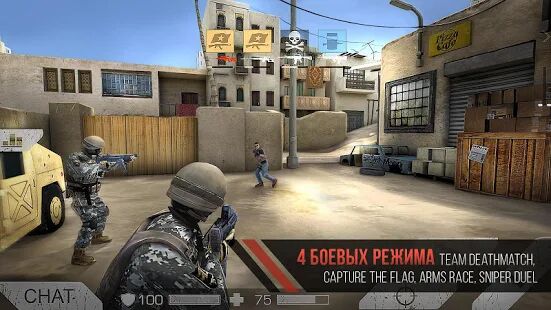 Скачать бесплатно Standoff Мультиплеер [Мод открытые уровни] 1.22.1 - RU apk на Андроид