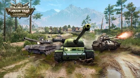 Скачать бесплатно Furious Tank: War of Worlds (Яростный танк) [Мод много монет] 1.9.3 - RUS apk на Андроид