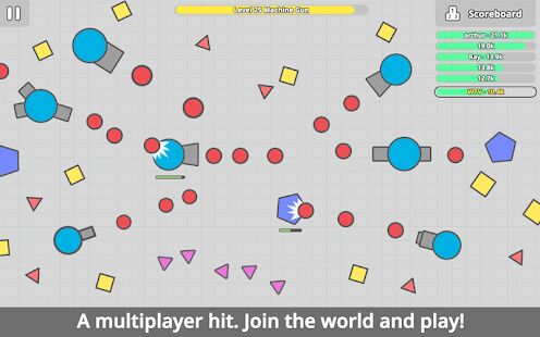 Скачать бесплатно diep.io [Мод открытые покупки] 1.3.0 - RU apk на Андроид