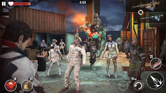 Скачать бесплатно ZOMBIE HUNTER: Offline Games [Мод много денег] 1.19.0 - Русская версия apk на Андроид