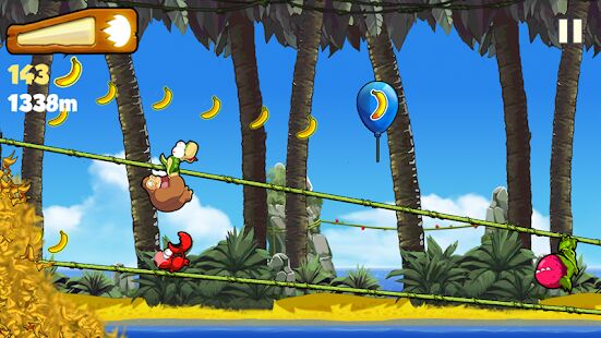 Скачать бесплатно Banana Kong [Мод открытые уровни] 1.9.7.3 - RUS apk на Андроид