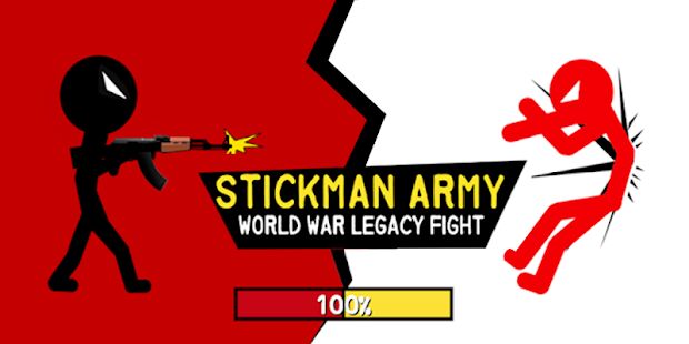 Скачать бесплатно Stickman Army: битва наследия мировой войны [Мод открытые покупки] 1.06 - RUS apk на Андроид