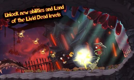 Скачать бесплатно Rayman Jungle Run [Мод открытые уровни] 2.4.3 - Русская версия apk на Андроид